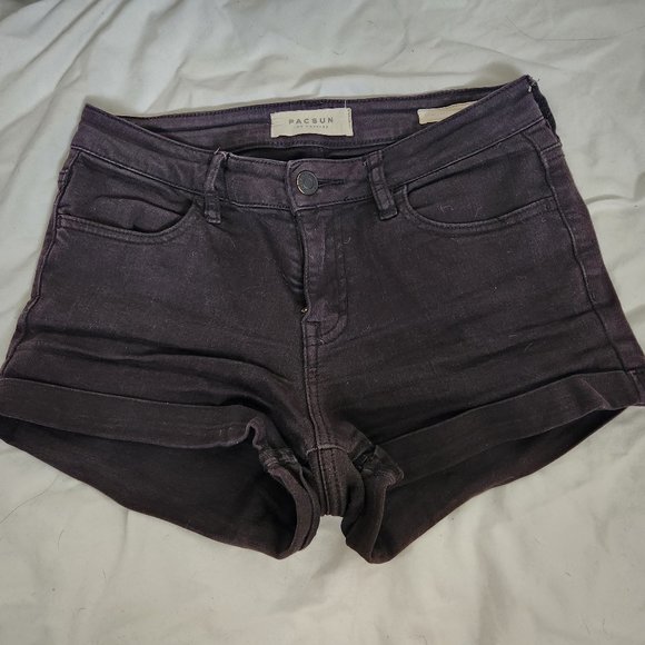 PacSun Super Stretch Shorty Short Shorts - Picture 1 of 4
